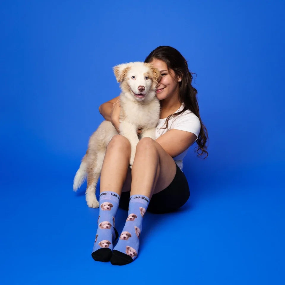 Luna Socks Personalisierte Socken mit Hund 9